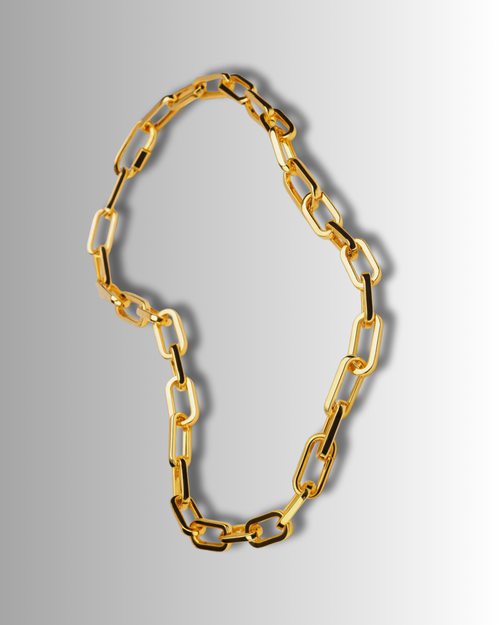 Antonia Gold Link Necklace-1
